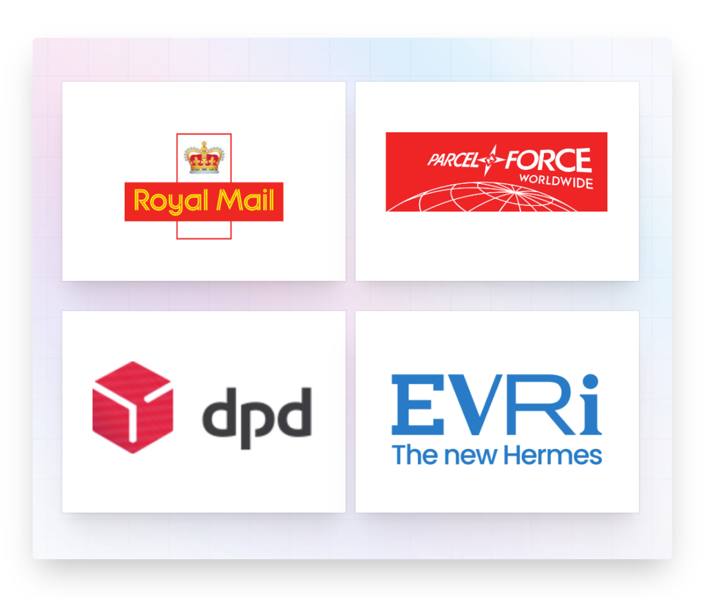 Multi-Courier Shipping Options feature screenshot