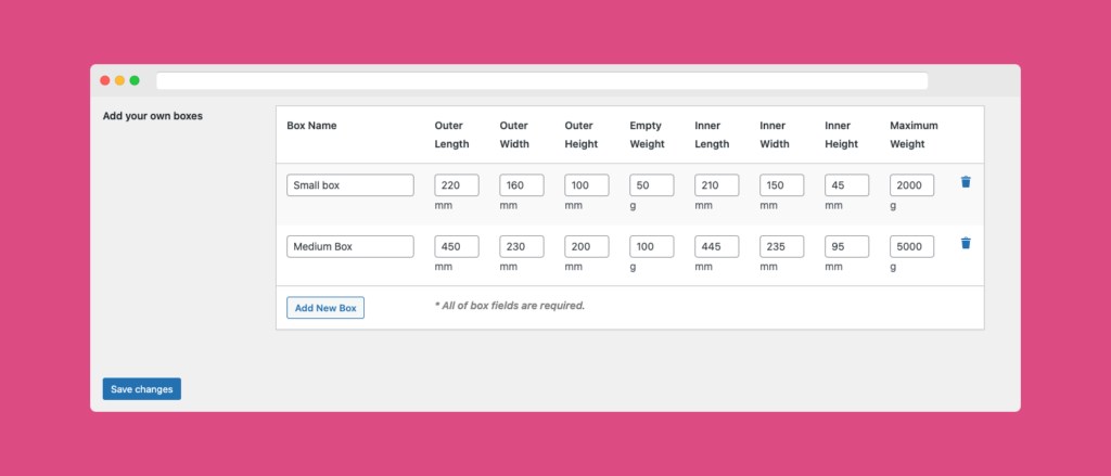 WooCommerce Royal Mail Shipping Calculator Pro screenshot 1