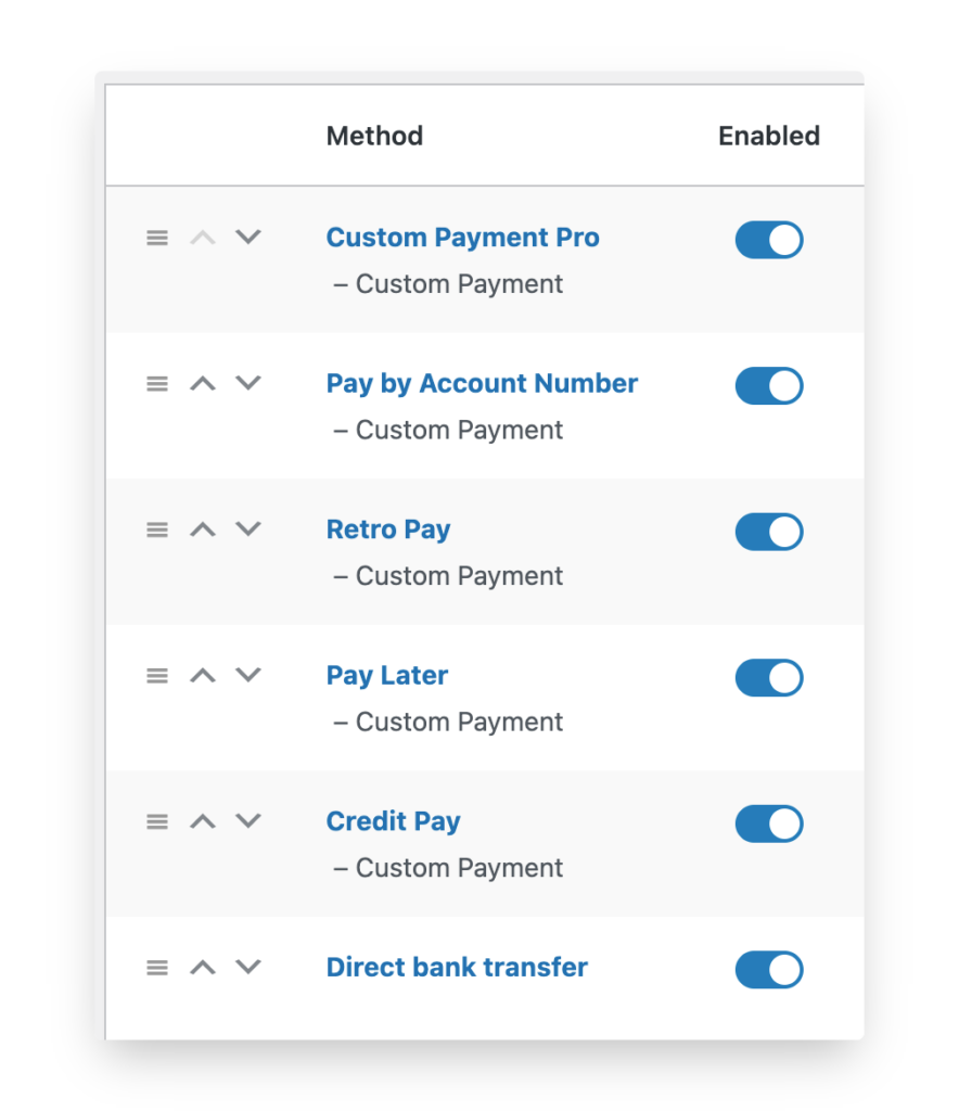 Full Custom Payment Gateway Creation feature screenshot