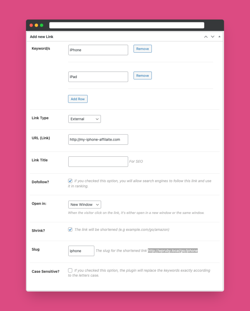 Affiliate Butler Pro screenshot 1