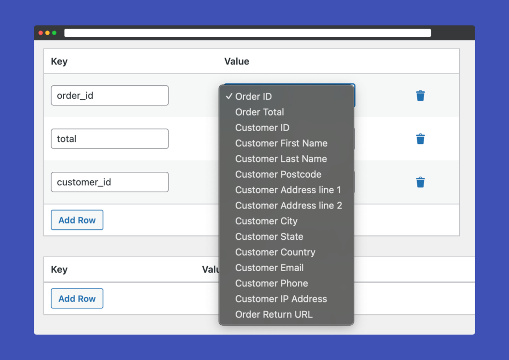 WooCommerce API Parameters.