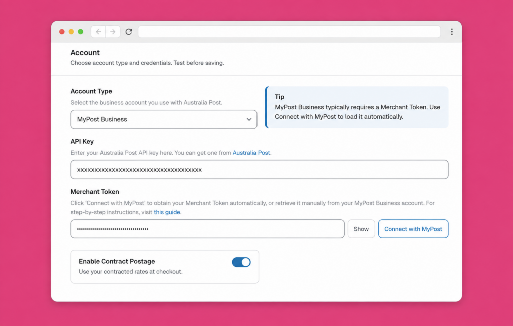 Australia Post WooCommerce Extension PRO screenshot 3